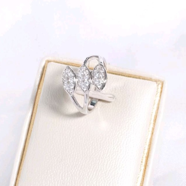 La Bador jewelry Cincin Xuping diamond kecil mata 3