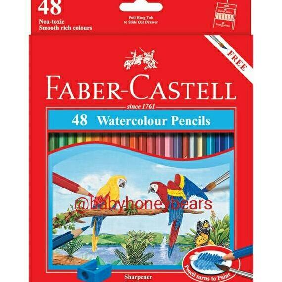 

pensil warna (bisa jadi cat air) faber castell 48 pcs