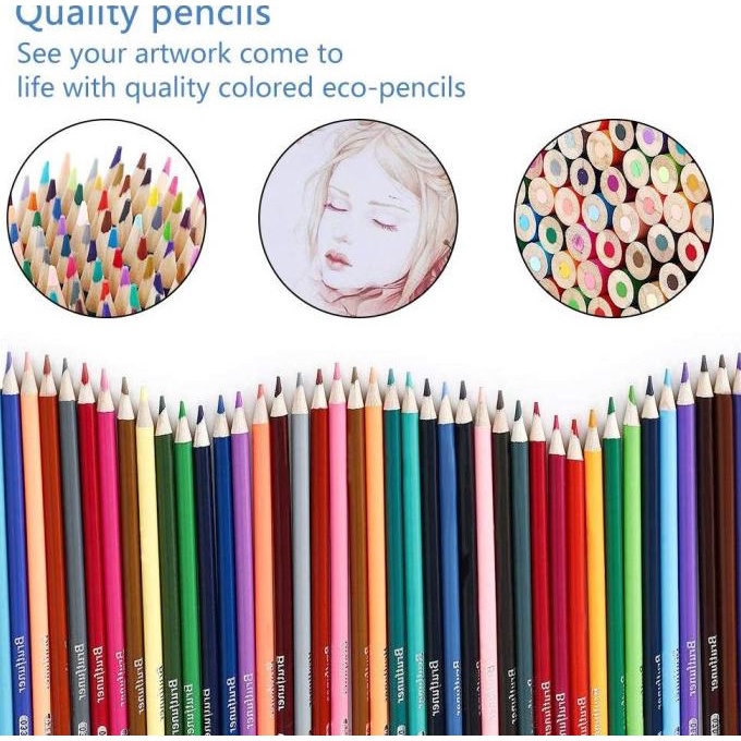 

Pensil Warna Brutfuner Painting Oil Pencil Artist Color Pencil Set 120