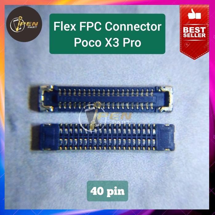 Socket Konektor Fpc Flex Poco X3 Pro 0Ry Soket Connector Di Mesin