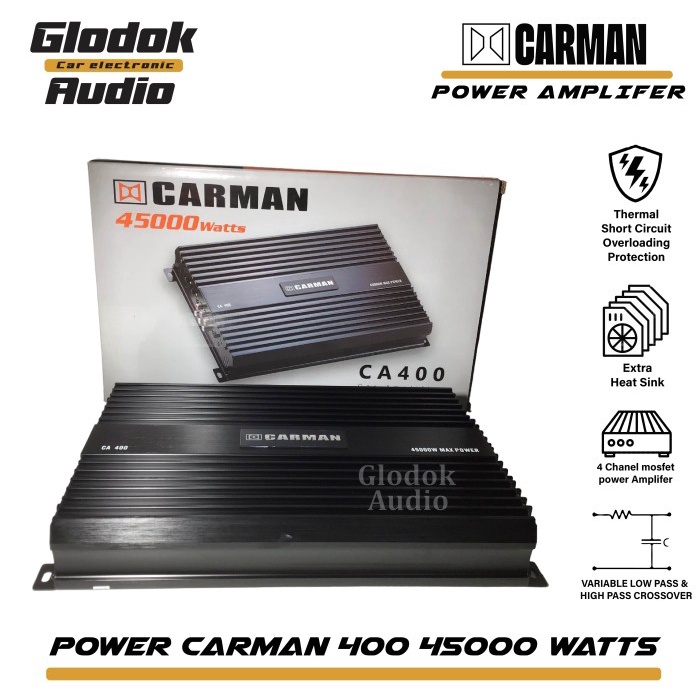 Terlaris Power Mobil Carman Ca 400 45000 Watt Max Power