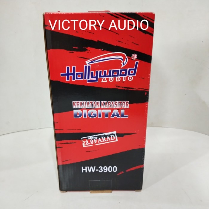 NEW CAPASITOR BANK HOLLYWOOD HW-3900 AUDIO 3.0 FARAD KAPASITOR BANK ORI ORIGINAL TERBARU