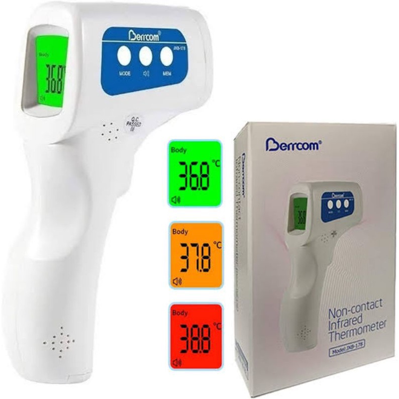 Termometer Bercomm Non Contact Infrared Thermometer El Jxb-178