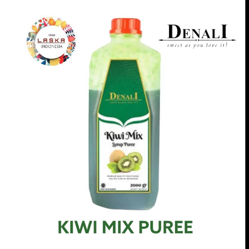 

Kiwi Puree Merk Denali 2 Liter - Denali Kiwi Puree - Sirup Concentrate Buah