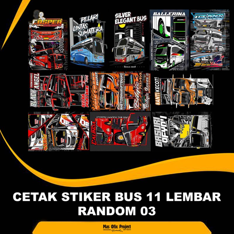 

STIKER BUS BASURI RANDOM 03