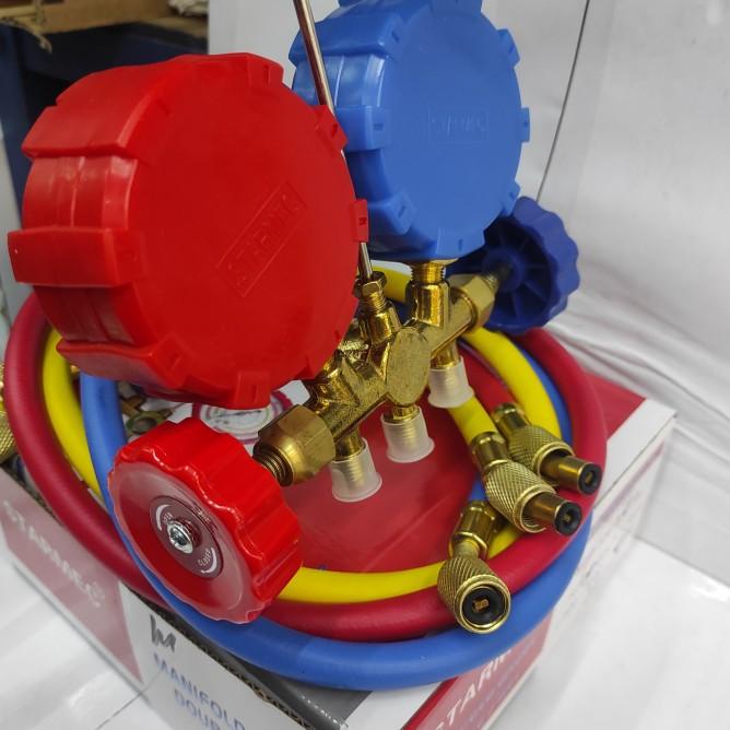 Testing Manifold Double R22 Ac