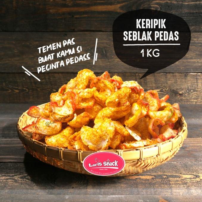 

Keripik Seblak Pedas Gurih Renyah Snack Kiloan 1000gr