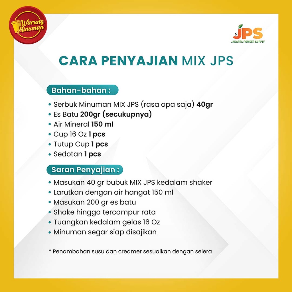 

Jps X Bla Forest 1 Kg - Bubuk Numan Tercampur Gula / Powder Drink / Serbuk Instan