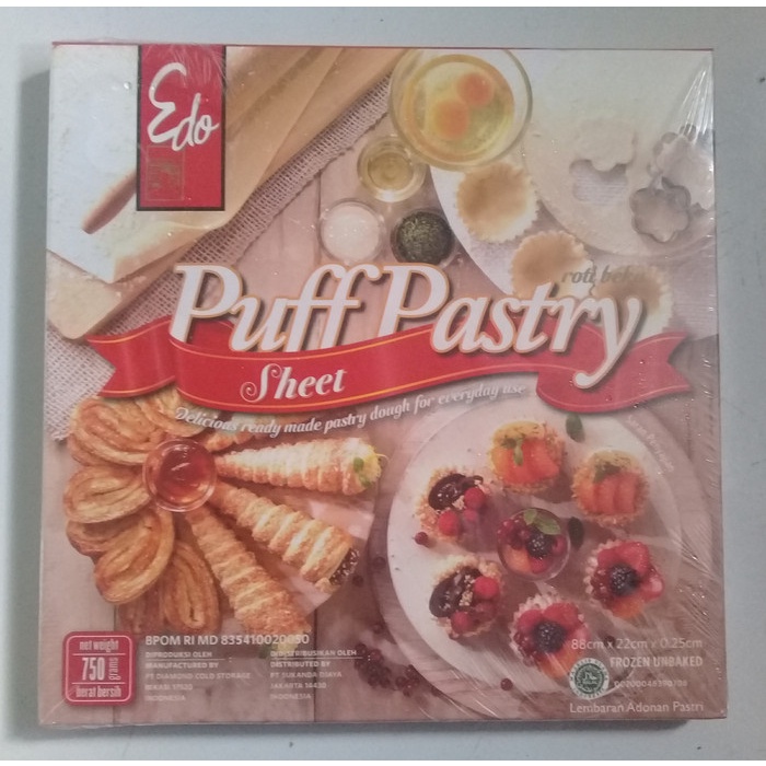 

Edo Pastry Sheet 750Gr