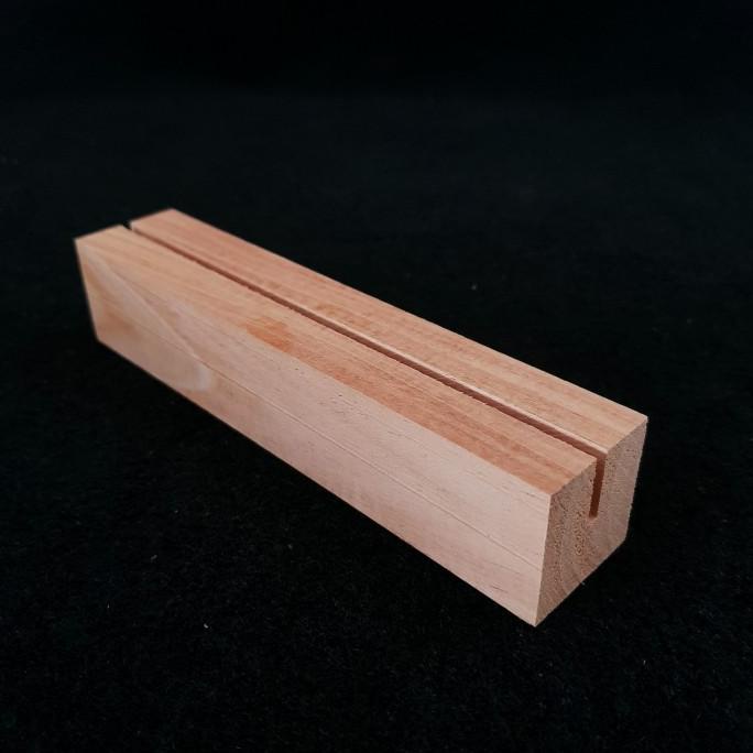 

] stand card holder 15cm x 3 x 3cm dudukan acrylic tatakan nomor meja