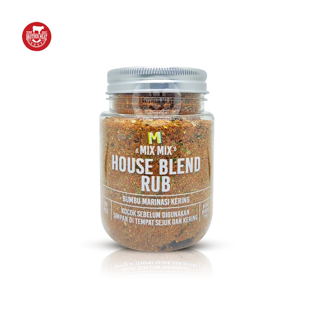 

X X House Blend Rub, Bumbu Marinasi Kering / Tabur Serbaguna 110Gr
