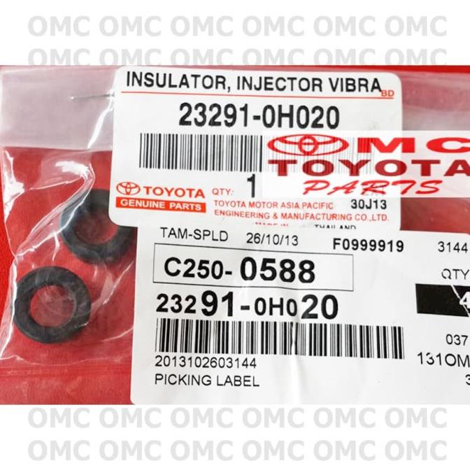 ] O Ring Oring Seal Gasket Insulator Injector Camry Soluna Vios Yaris