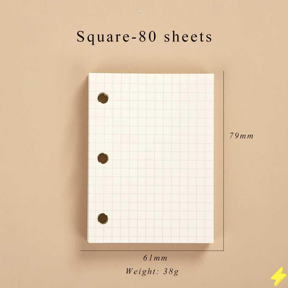 

[PROMO] JIANWU Kertas Binder 3 Ring Desain Black A8 80 Lembar - NB-2020