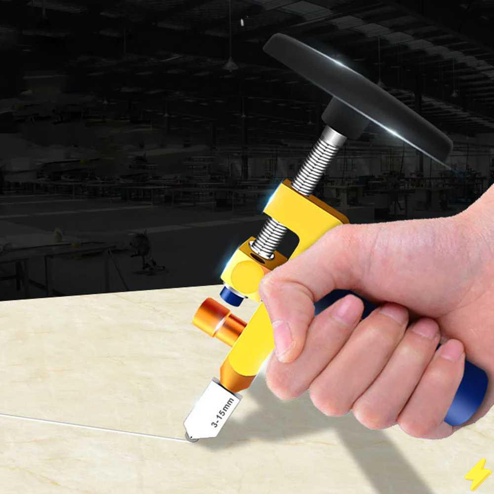 

[PROMO] Yikuu Pisau Pemotong Keramik 2 in 1 Ceramic Tile Cutter Handheld - AI304