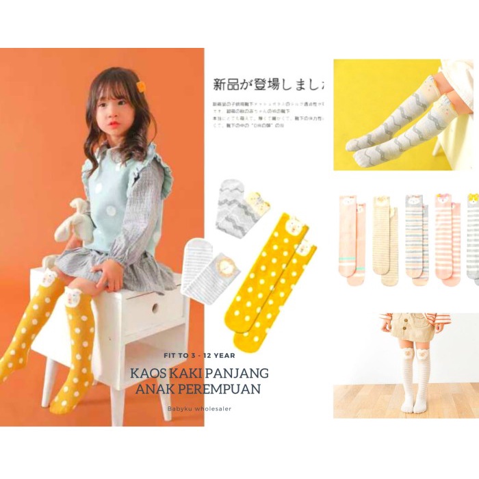 Kaos Kaki Panjang Anak Perempuan / Kaos Kaki Anak Perempuan