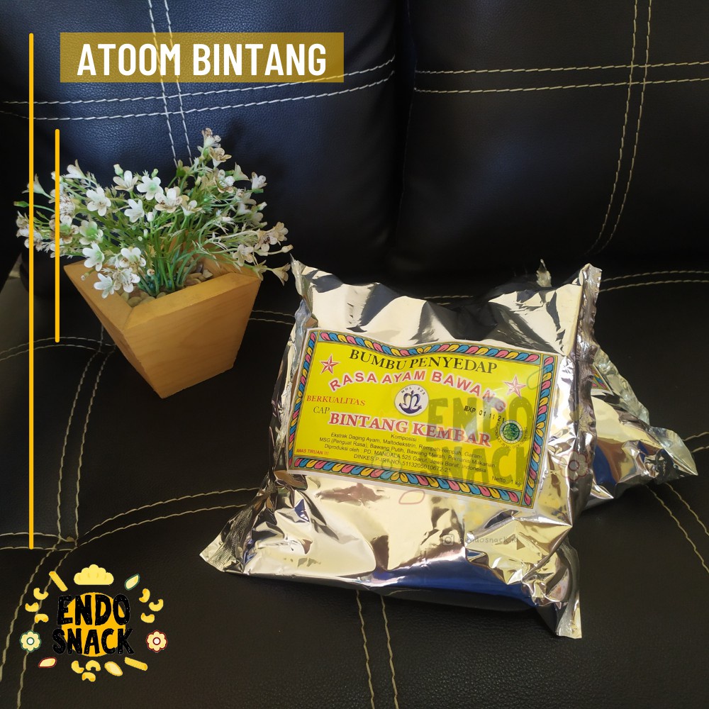 

1 Kg Bumbu Atom Bintang Mdl-525 Bumbu Yedap Rasa Ayam Bawang Baso Aci