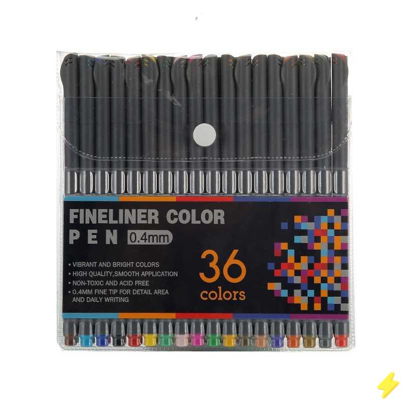 

[PROMO] Tlevino Pena Warna Drawing Pen Fine Point Art Watercolor 0.4mm - TV4