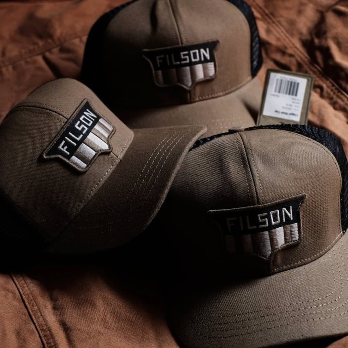 ✨Sale Topi Cap Filson Dark Tan Original Made In Usa Bisa Sameday