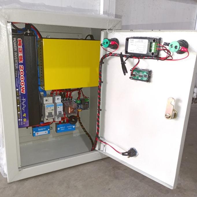 DELLAS box panel backup 2000w PSW LVD ATS otomatis UPS