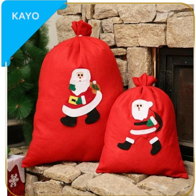 

yang dicari] kantong kain XXL bingkisan natal tas souvenir x'mas kantong kado natal