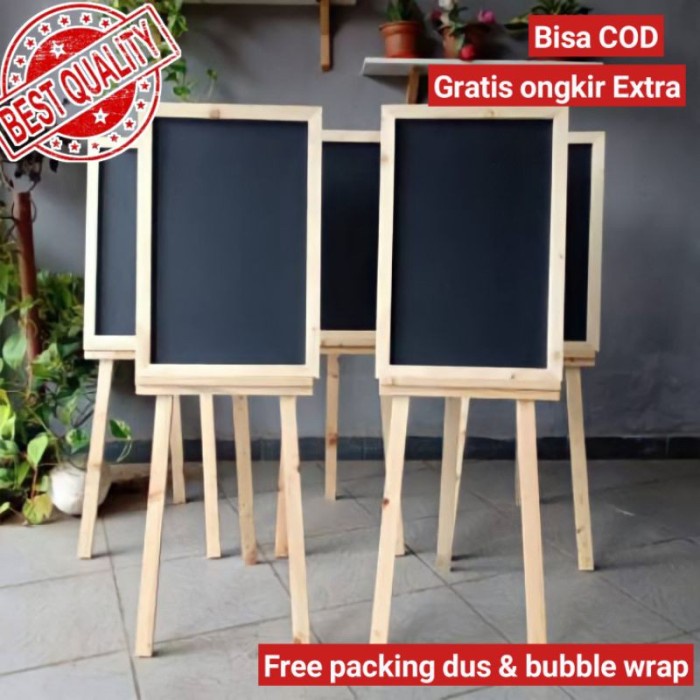 

Cin062- Wah Murah Banget Papan Tulis Kapur Standing Hitam Hitam Berkualitas