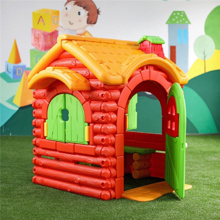Playhouse Oranye - Rumah Bermain Anak Kecil - Rumah Kastil Anak Kecil - Playground Rumah Kastil Anak