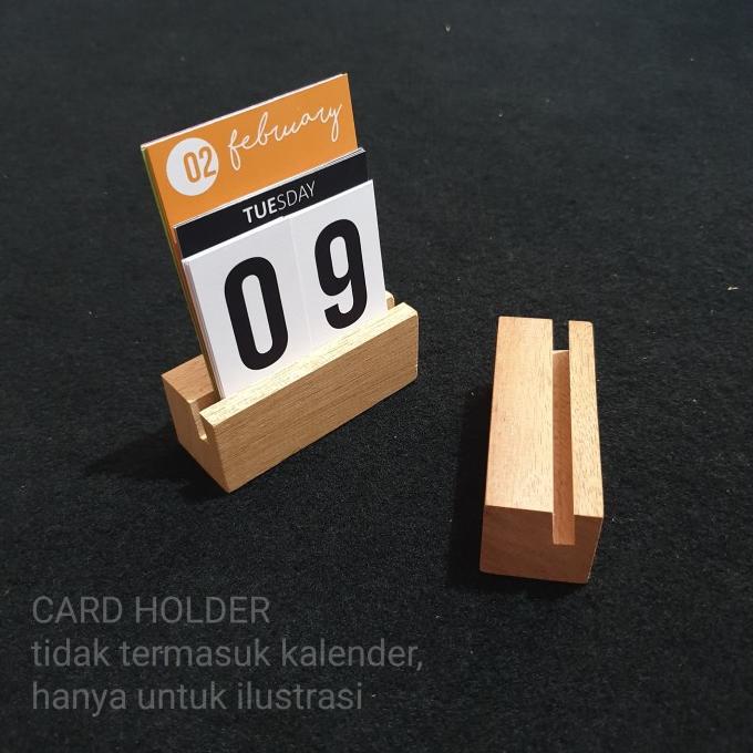 

:=:=:=:=] Dudukan acrylic nomer 8cm x 3cm lubang 5mm meja card photo holder