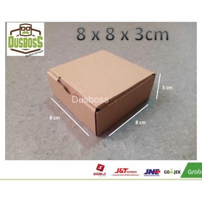 

Open DS] Box kotak kardus karton dus 8 x 8 x 3cm
