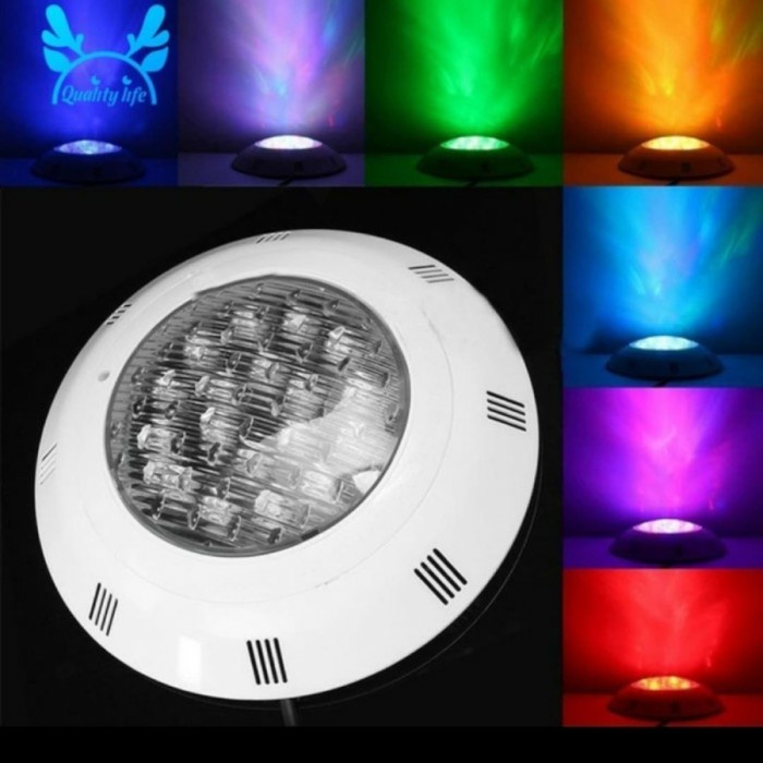 ✨New Ori Lampu Kolam Renang Led 18 W Rgb Lampu Kolam Renang Tipe Rgb  Remote Terbaru