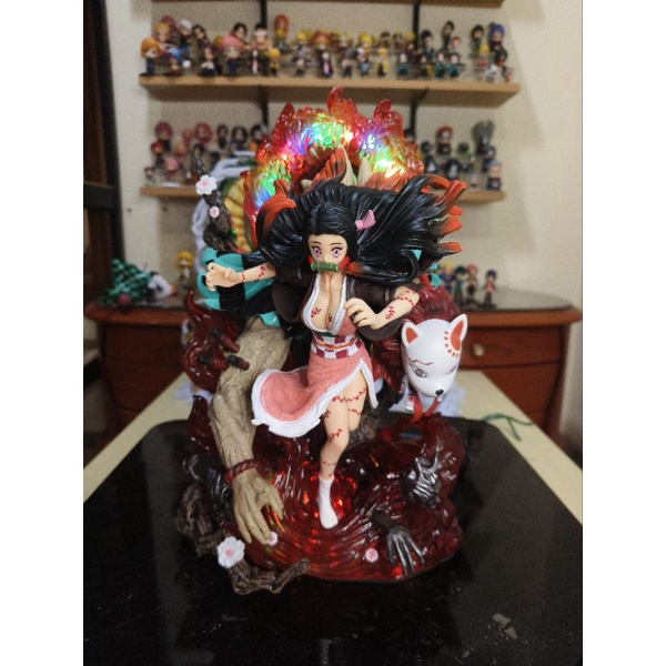 (demon slayer) (box) action figure statue anime nezuko
