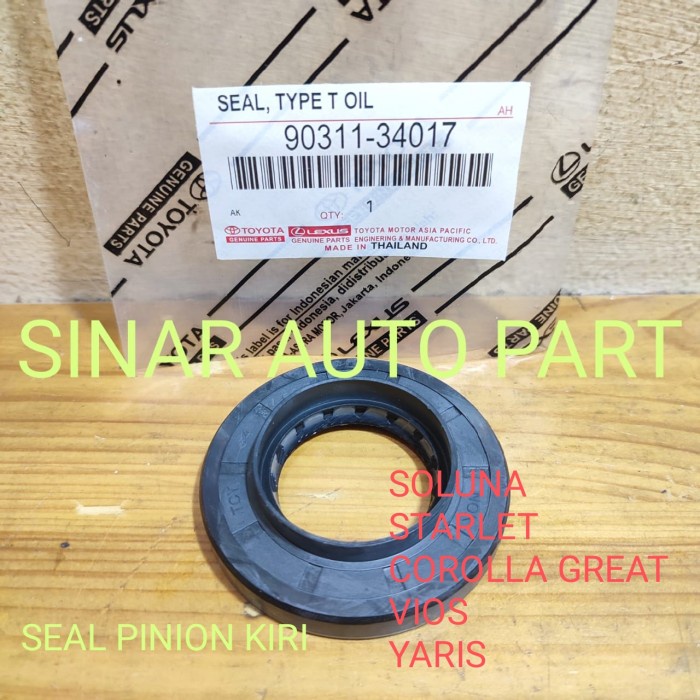 Seal Pinion Lh Sil As Roda Soluna Starlet Corolla Great Vios Yaris Kode It062
