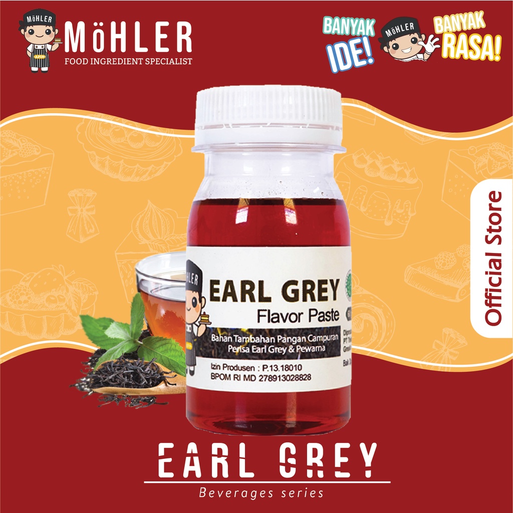 

MOHLER Pasta perisa pewarna EARL GREY