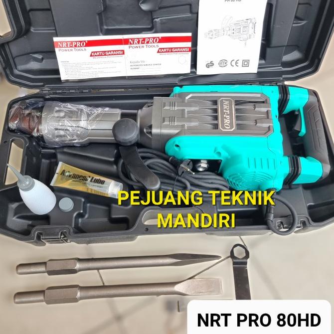 Mesin Bobok Beton Nrt Pro Ph80 Hd / Jack Hammer Nrt Pro Ph 80 Hd