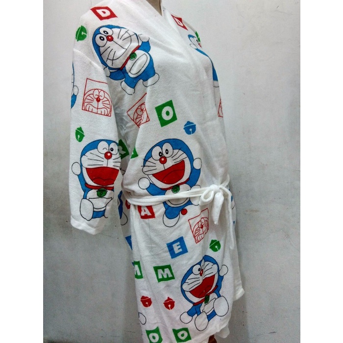 Kimono KIMONO HANDUK DEWASA / REMAJA (DASAR PUTIH)(Q6V7) IMPORT PREMIUM Kimono Handuk Dewasa REAL PI