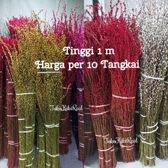 Kualitas terbaik] Pussy Willow Bunga Imlek Pohon Imlek Hiasan Imlek