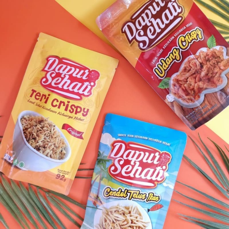 

Paket Cemilan Bergizi Kids Friendly Anti GTM Udang Teri Crispy