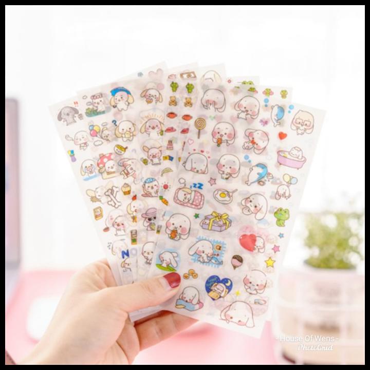 

TERBARU HAPPY PUPPY DECO STICKERS - STICKER DECO LUCU ISI 6 !!