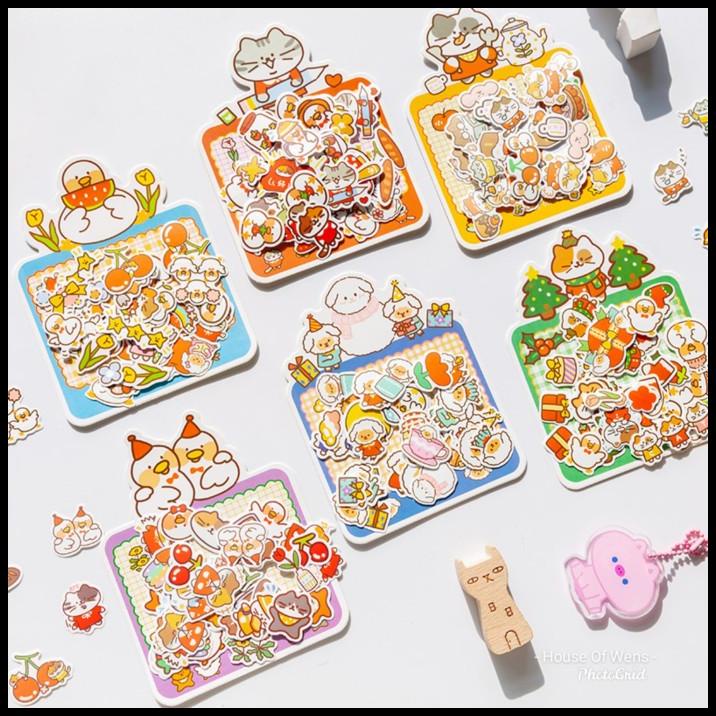 

BEST DEAL HAPPY WARM SEASON FLAKES STICKERS SET - STICKER ANAK LUCU !!!!