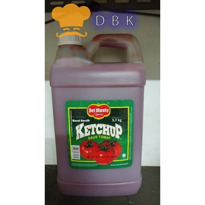 

Delmonte Tomat 5.5Kg (Gojek/Grab) Saus Tomat Ketchup Sauce Dirigen