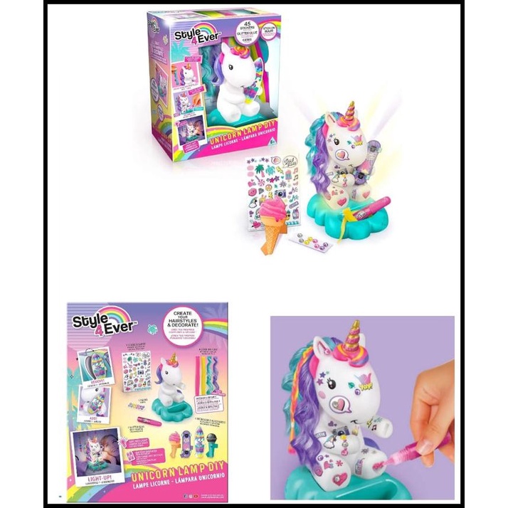 

TERMURAH SALE: STYLE 4 EVER UNICORN LAMP 45 STICKERS 6+ ORIGINAL