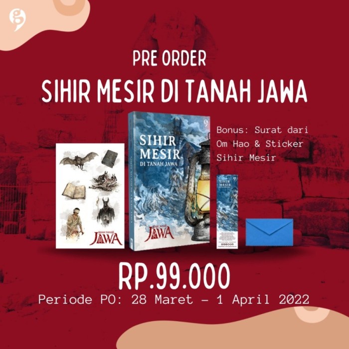 

NEW Novel Sihir Mesir Di Tanah Jawa + TTD - Kisah Tanah Jawa