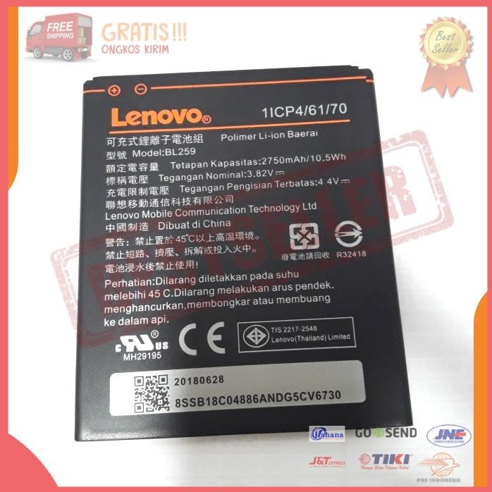 Baterai Lenovo K5P A6020 A46 Free Ongkir