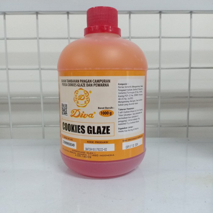 

Hariya Cookies Glaze Diva Botol Besar 1Ltr