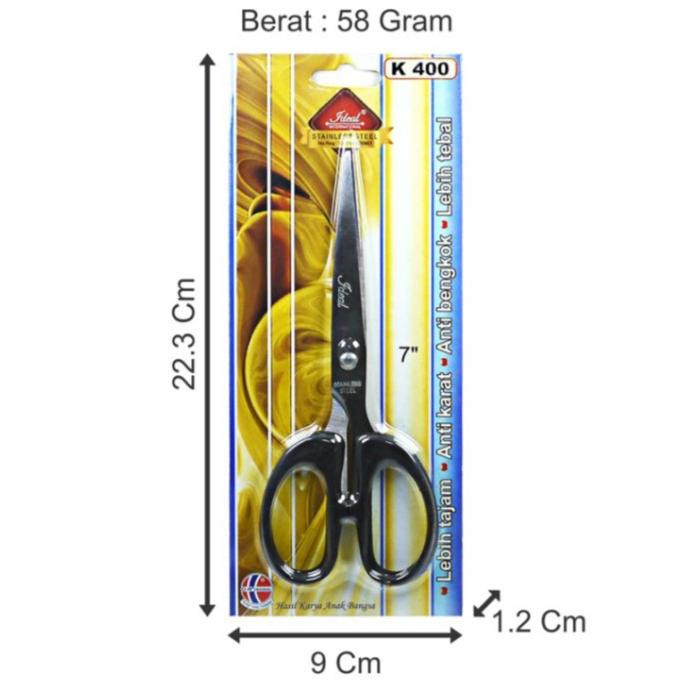 

$$$$] Gunting 7 Inch K 400 Stainless Junior