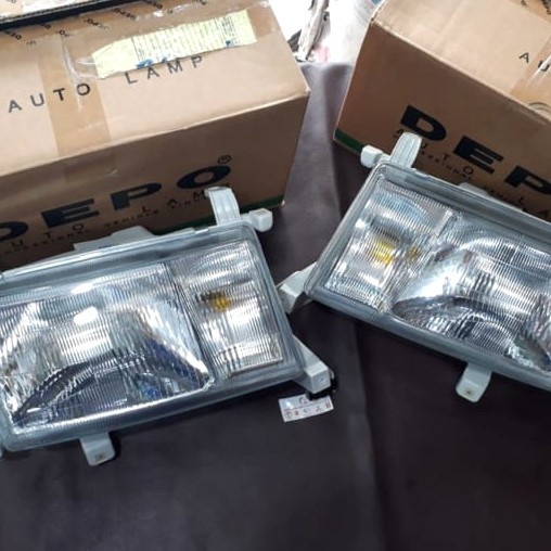 Cod - Lampu Depan Besar Kijang Kapsul 97 98 99 Krista Head Lamp Lampudepan Kode 083