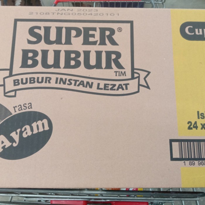 Okta- Bestseller Super Bubur Ayam Cup 64 Gr ( Dus ) Isi 24 Pcs Berkualitas