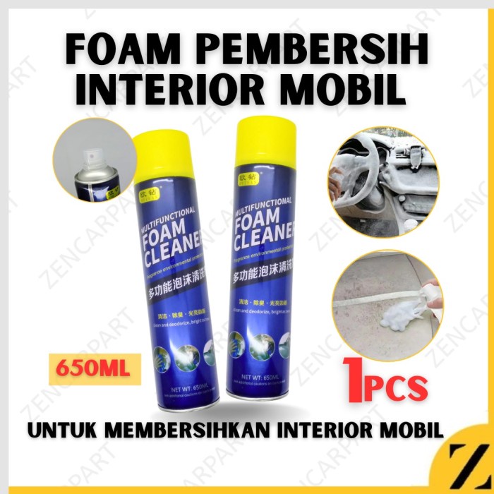 Foam Pembersih Interior Mobil Sofa Jok Sepatu Cleaner Multi Purpose