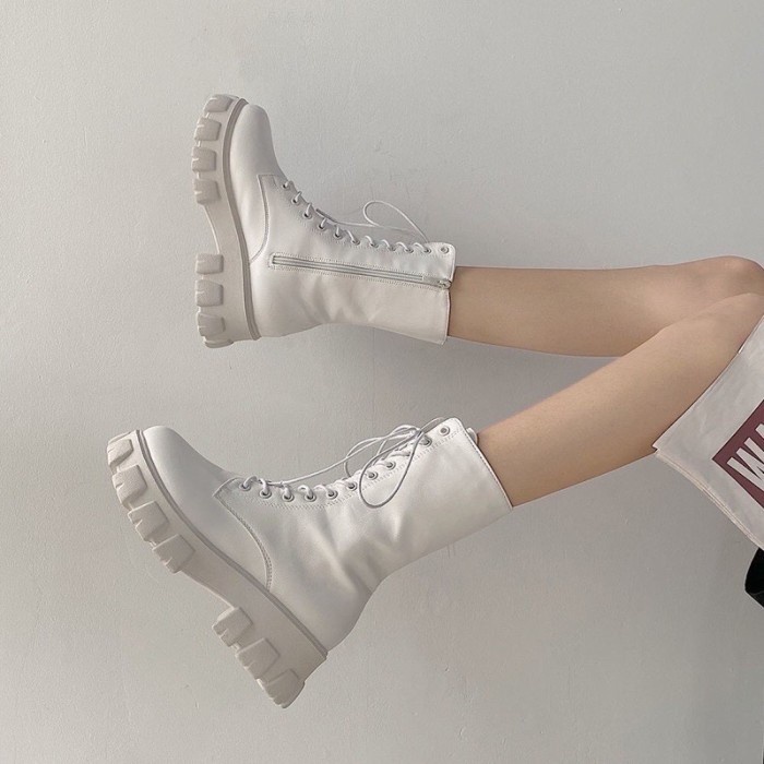 Sepatu Boots Import Wanita Korea British Promo Terbaru
