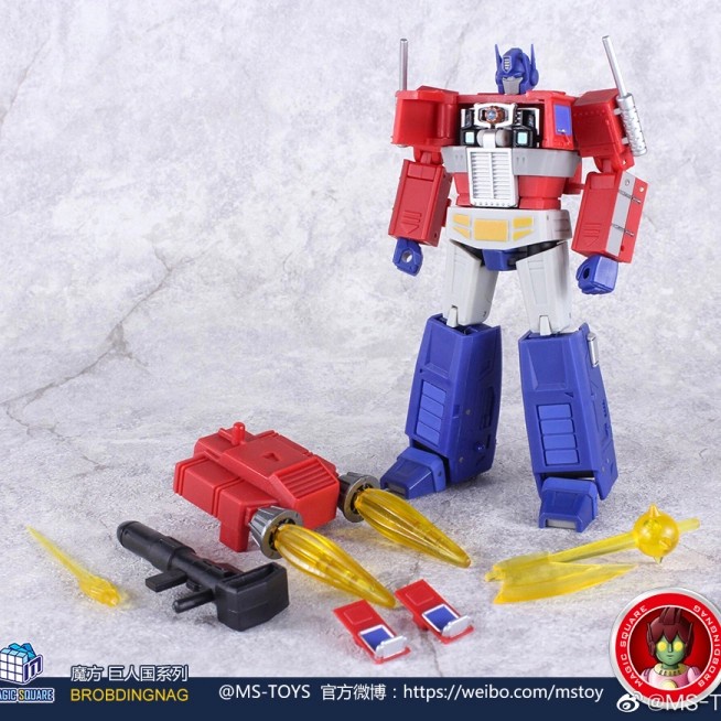 Magic Square Ms Toys P-01 Add On Ms-B18 Optimus Prime Ready