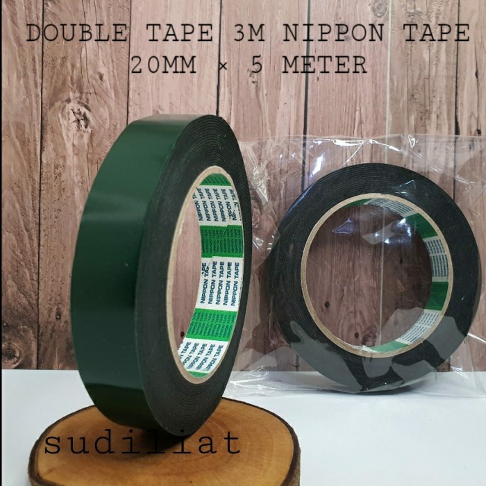 

DOUBLE TAPE / LEM BB / BOLAK BALIK NIPPON TAPE HIJAU - 20MM 4,5M